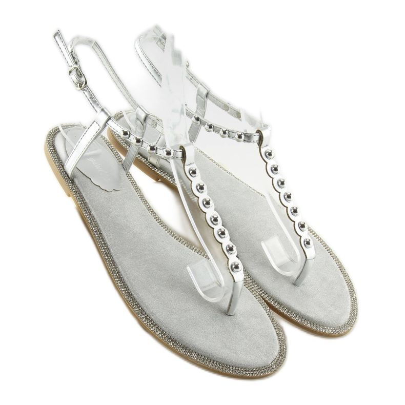 Grå flip-flops 17716 grigio 2