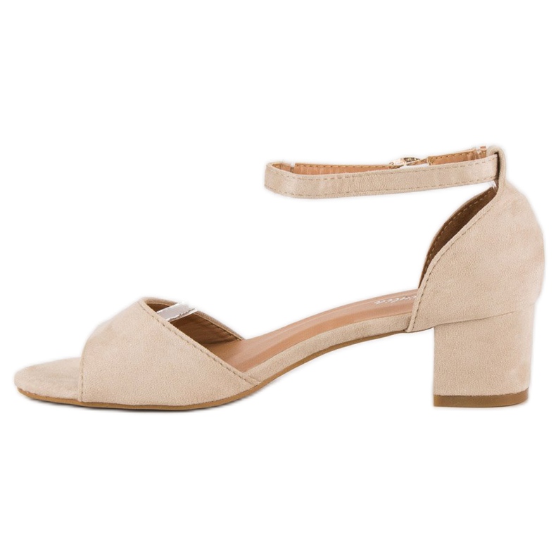 Via Giulia  Beige højhælede sandaler 1