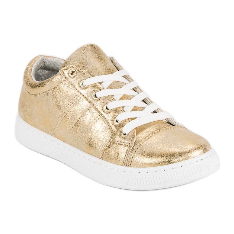 Sport Golden Knotted Sneakers gylden 1