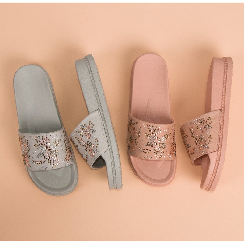 Kvindelige flip-flops lyserød 1