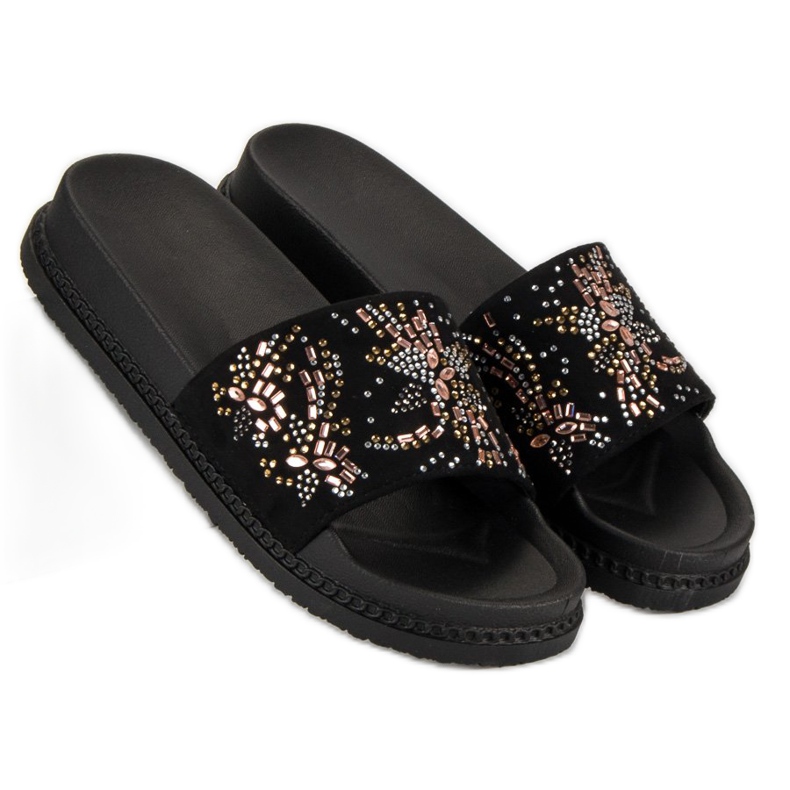 Kvindelige flip-flops sort 2