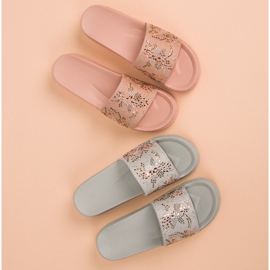 Kvindelige flip-flops grå 1