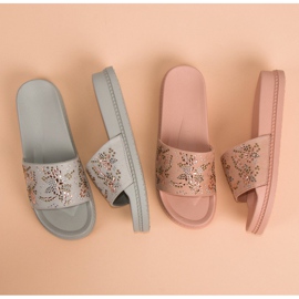 Kvindelige flip-flops grå 2