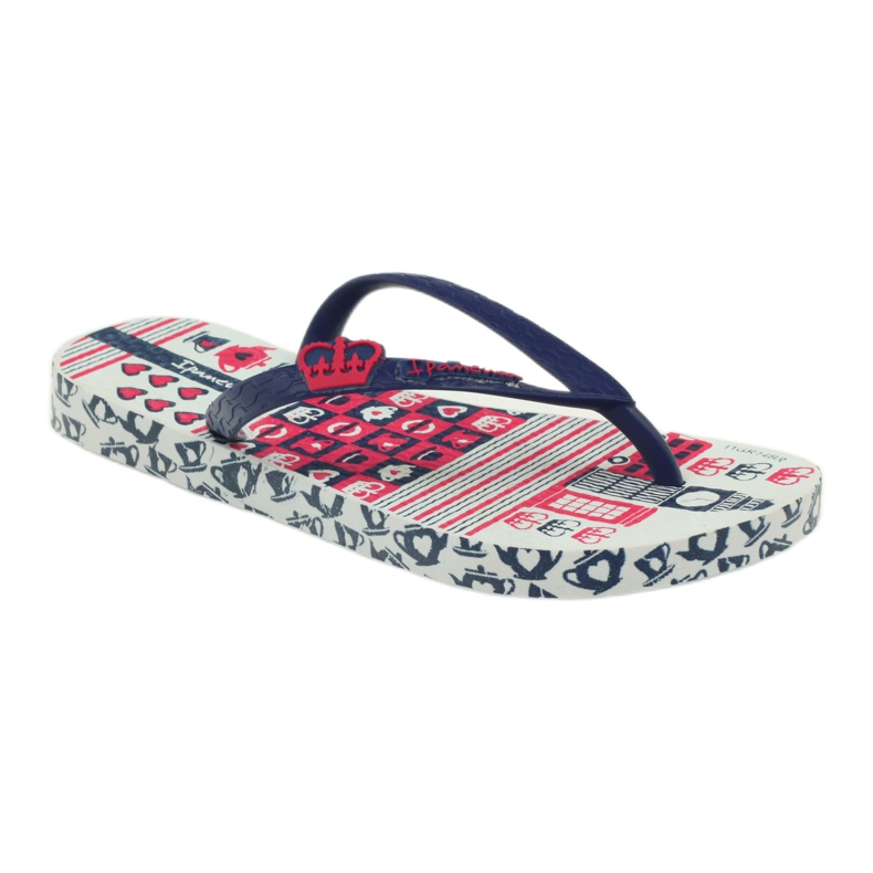 Navy Blue Flip -Flops med Ipanema Vandmønstre 81640 Navy Blue blå 1
