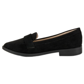 Small Swan Ruskind loafers sort 2