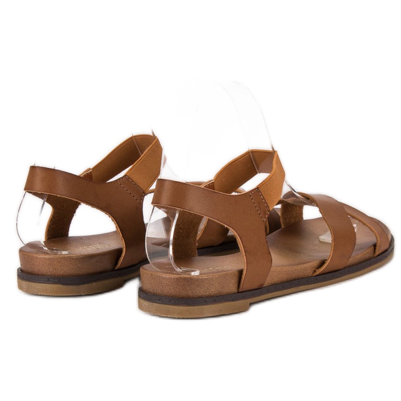 Brune damesandaler 1
