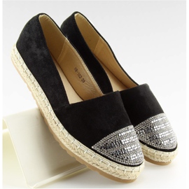 Sort espadriller til kvinder H8-102 Sort 2