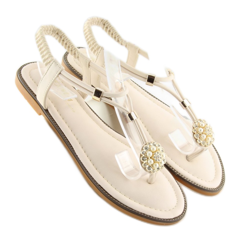 Beige sandaler til kvinder 7537 beige 2