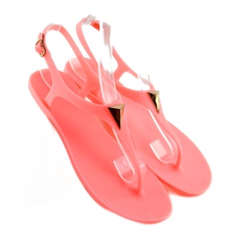 Sandaler Meliski pink flip-flops D1D L.CORAL flerfarvet lyserød 4
