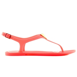 Sandaler Meliski pink flip-flops D1D L.CORAL flerfarvet lyserød 5
