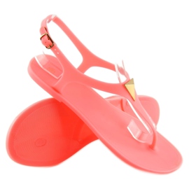 Sandaler Meliski pink flip-flops D1D L.CORAL flerfarvet lyserød 6