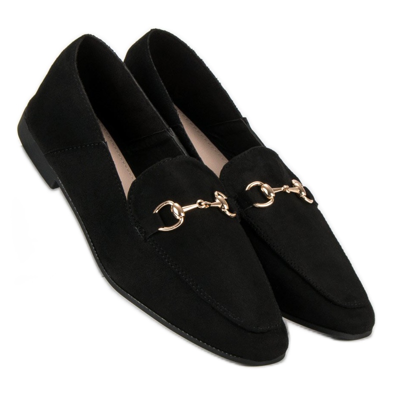 Comer Sorte kvinders loafers 1