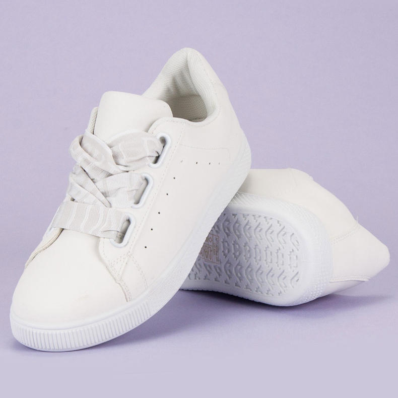 Hvide mode sneakers 1