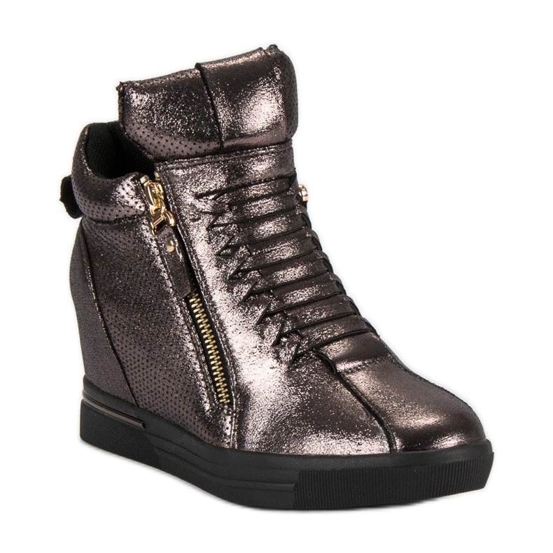 Mørkegrå sneakers flerfarvet 1