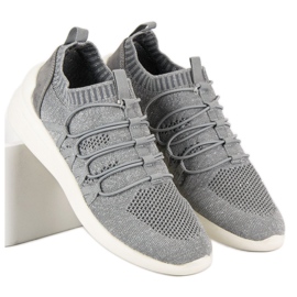 Kylie Tekstil Slip-On Sportssko grå 2