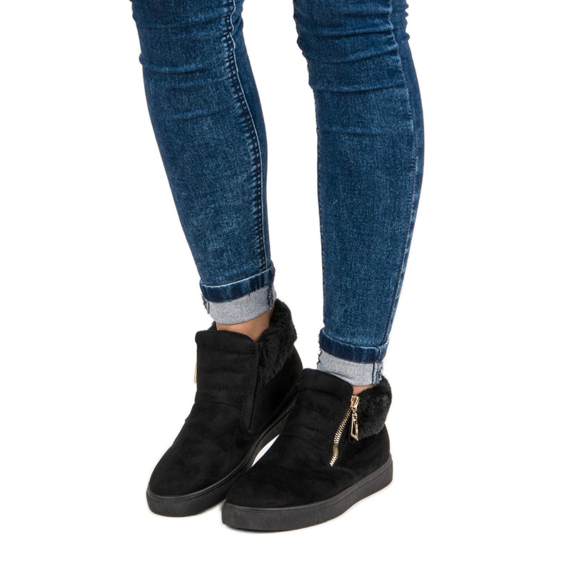 Sport Sorte sneakers over anklen 1