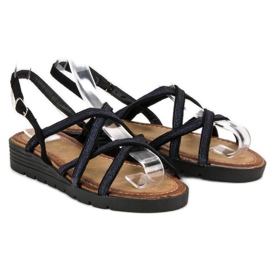 Comer Behagelige damesandaler sort 2