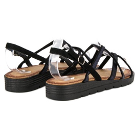 Comer Behagelige damesandaler sort 1