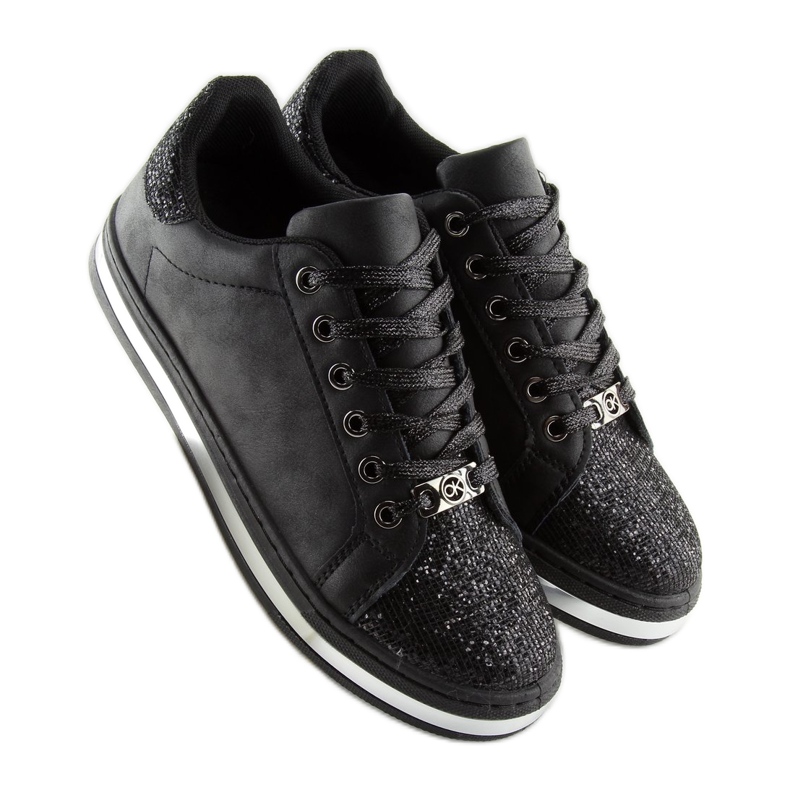Sorte damesneakers BK-81 Sort 2