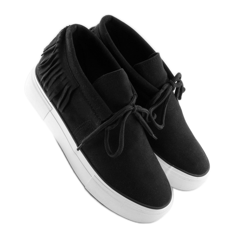 Sorte damesneakers A-63 Sort 1