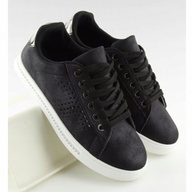 Sort BM1971 Sorte sneakers med sten 1