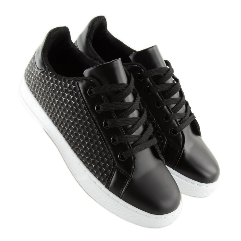 Sorte damesneakers KK-142 Sorte 1