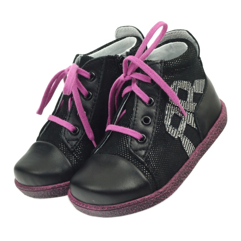 Black Leather Børnesko Renbut sort 4