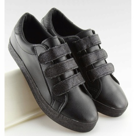 Sorte XL10P Sorte velcro sneakers 1