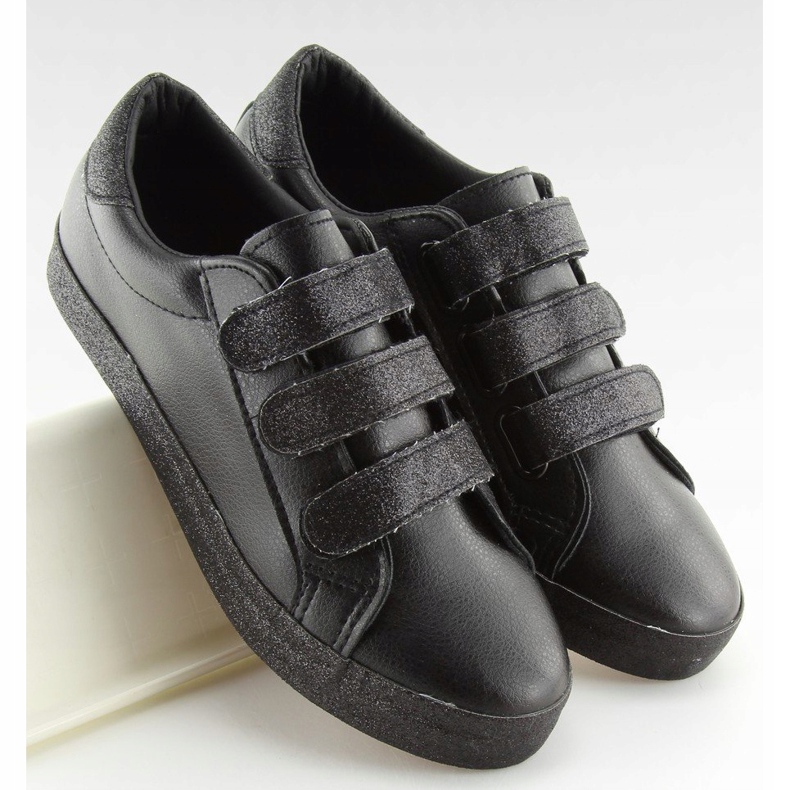 Sorte XL10P Sorte velcro sneakers 1