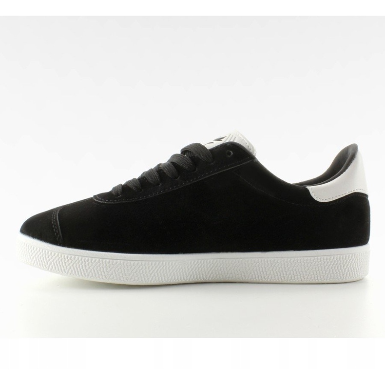 Suede sneakers Juniorki BK6180-1 Sort hvid 1