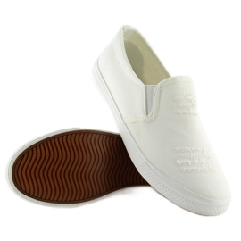 Sneakers slip-on hvid BL126P Hvid 3