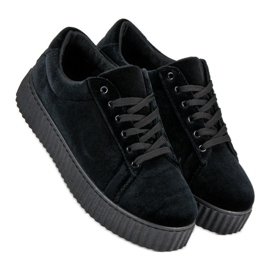 McKey Velour Creepers sneakers sort 1