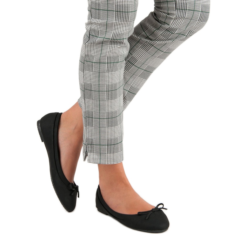 Lucky Shoes Sorte ballerinaer 2