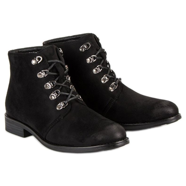 Bindede VINCEZA støvler sort 1