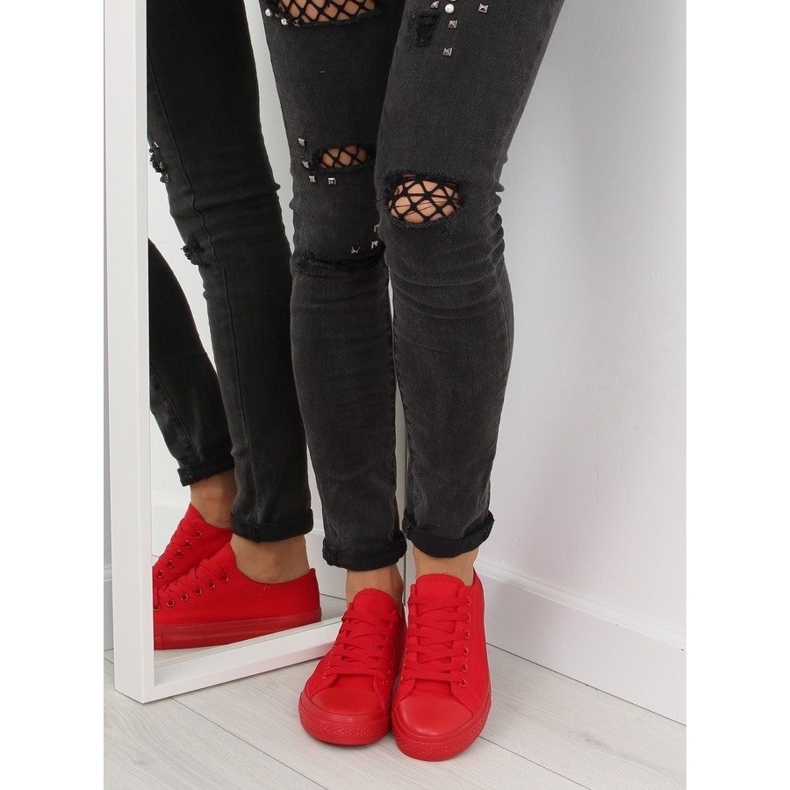 Kvinders røde monocolour sneakers NB176 Big Red 1