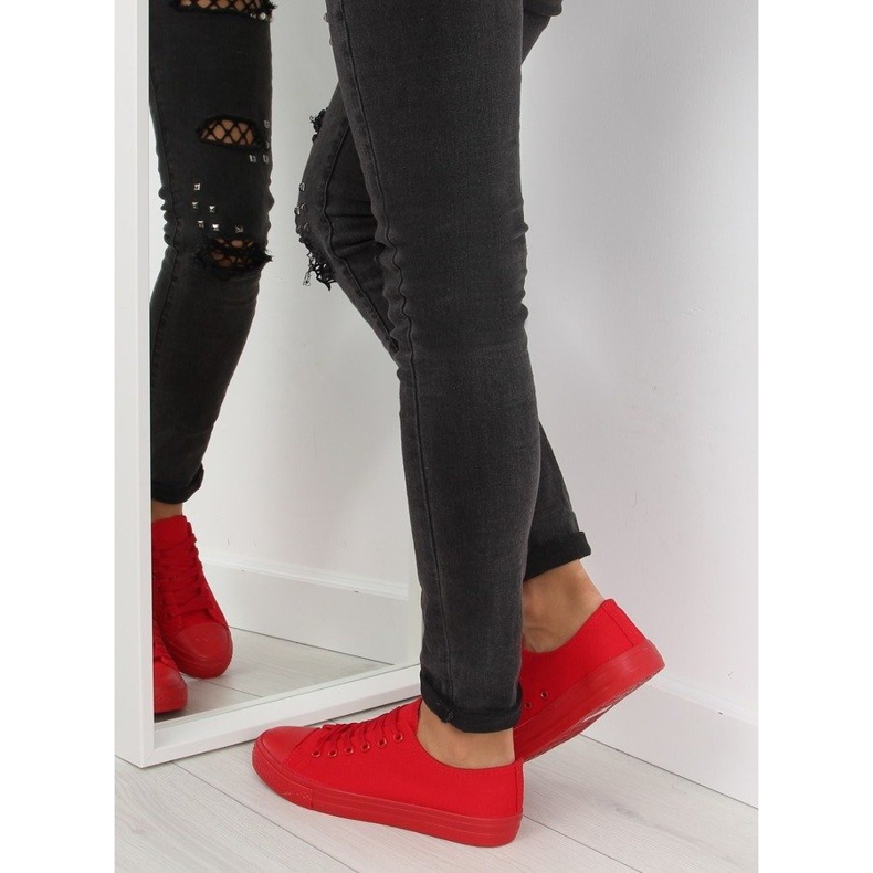 Kvinders røde monocolour sneakers NB176 Big Red 2
