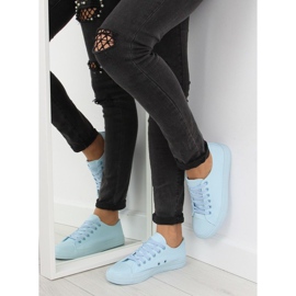 Blå monocolour sneakers til kvinder NB176 L.BLUE 1