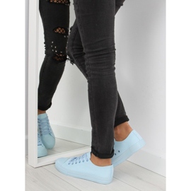 Blå monocolour sneakers til kvinder NB176 L.BLUE 2