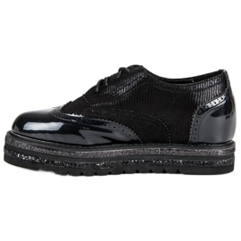 Lucky Shoes Sort lakerede sko 1