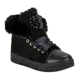 Varme sneakers sort 1