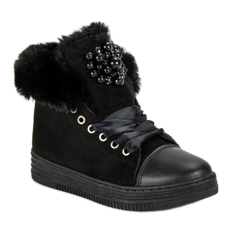 Varme sneakers sort 1
