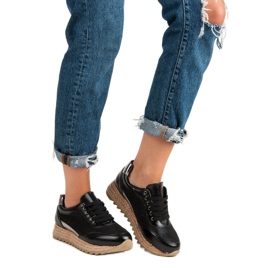 Bestelle Bindede sneakers sort 1