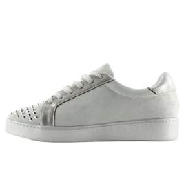 Grå Kvinders grå sneakers G253 grå 1