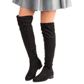 Sorte musketeerstøvler 1