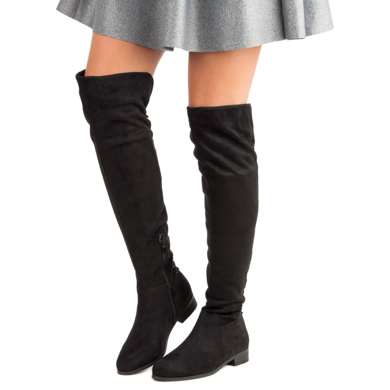 Sorte musketeerstøvler 1