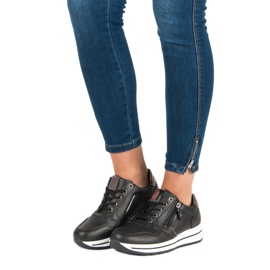 Slip-on sportssko sort 1