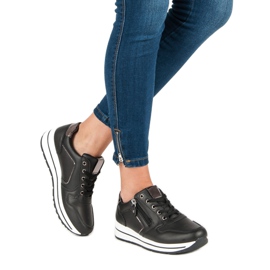 Slip-on sportssko sort 2