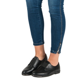 Miss Laura Sorte slip-on sko 1