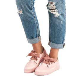 Sneakers i snuskind lyserød 1
