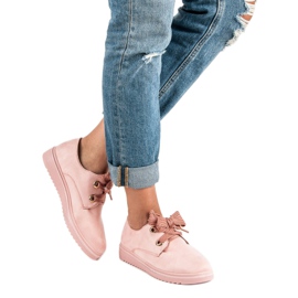 Sneakers i snuskind lyserød 2